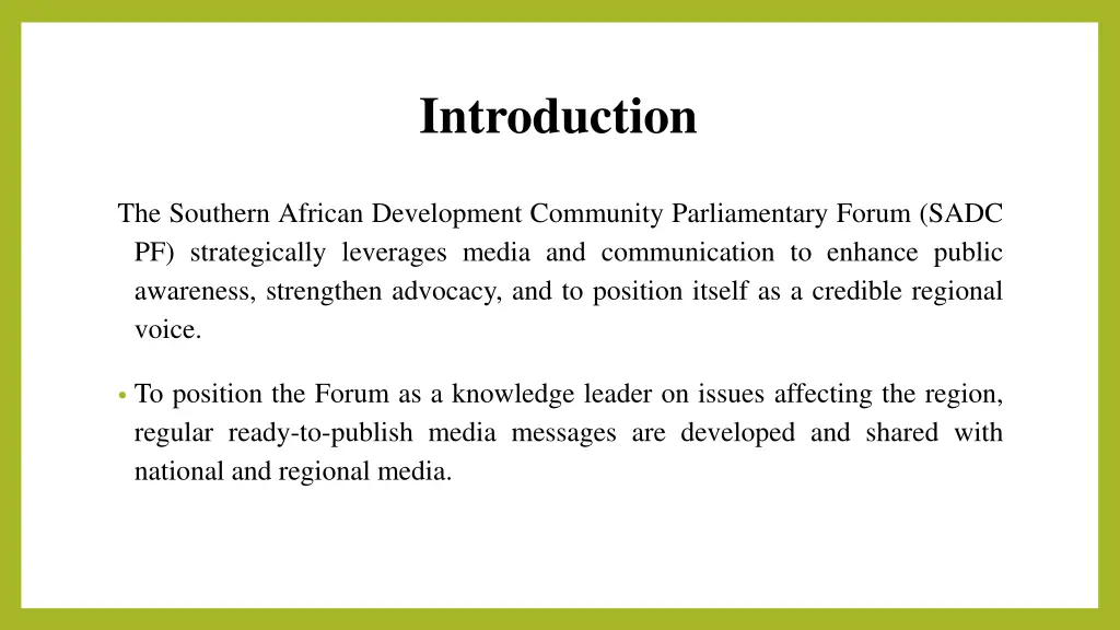 introduction