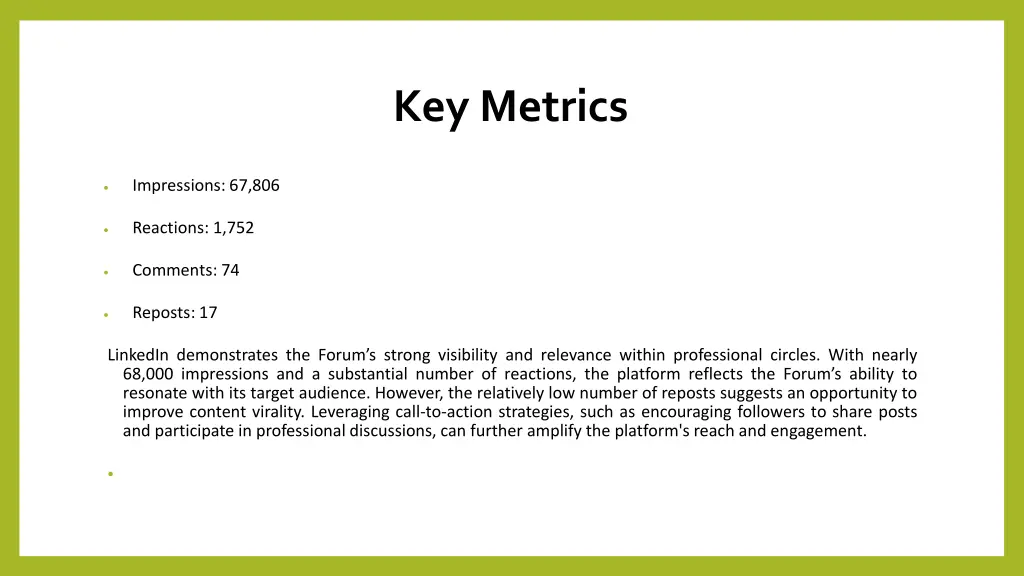 key metrics 1