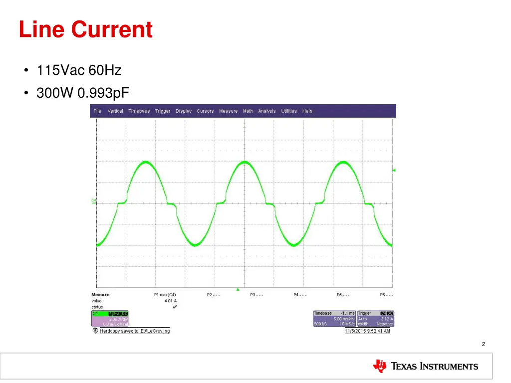 line current