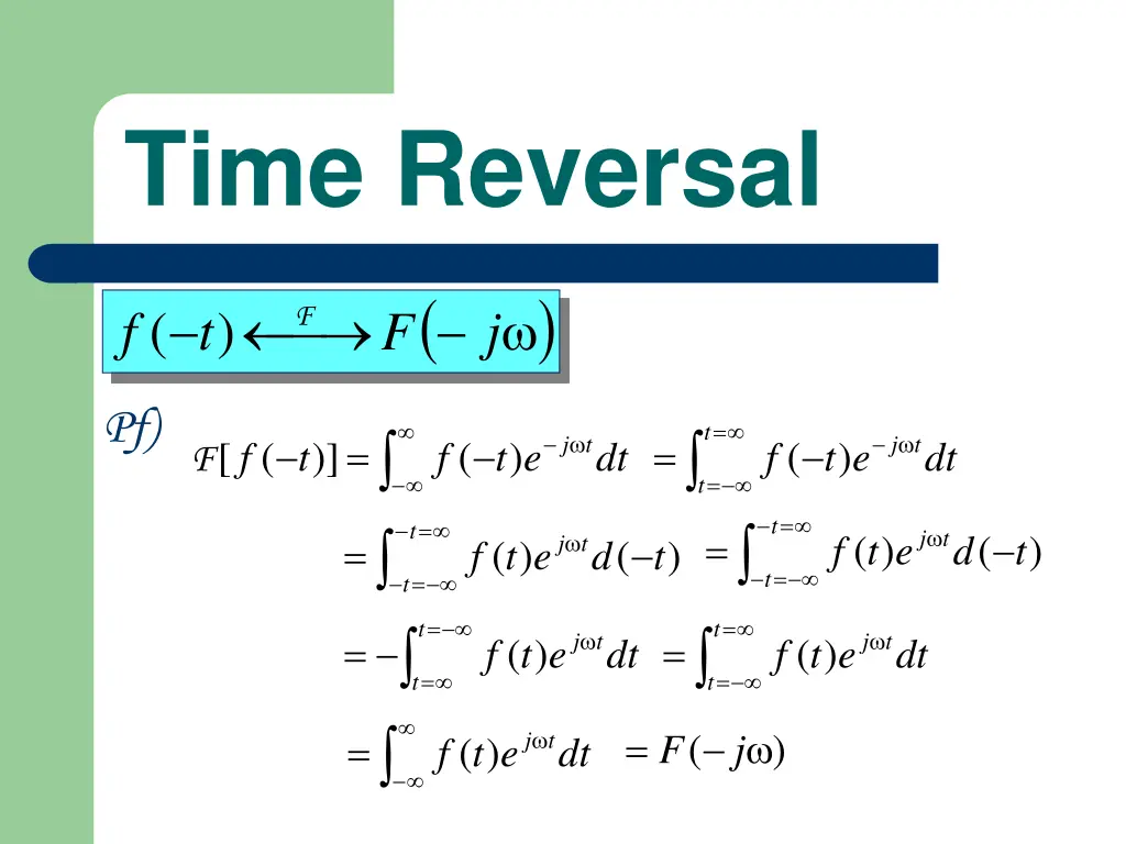 time reversal