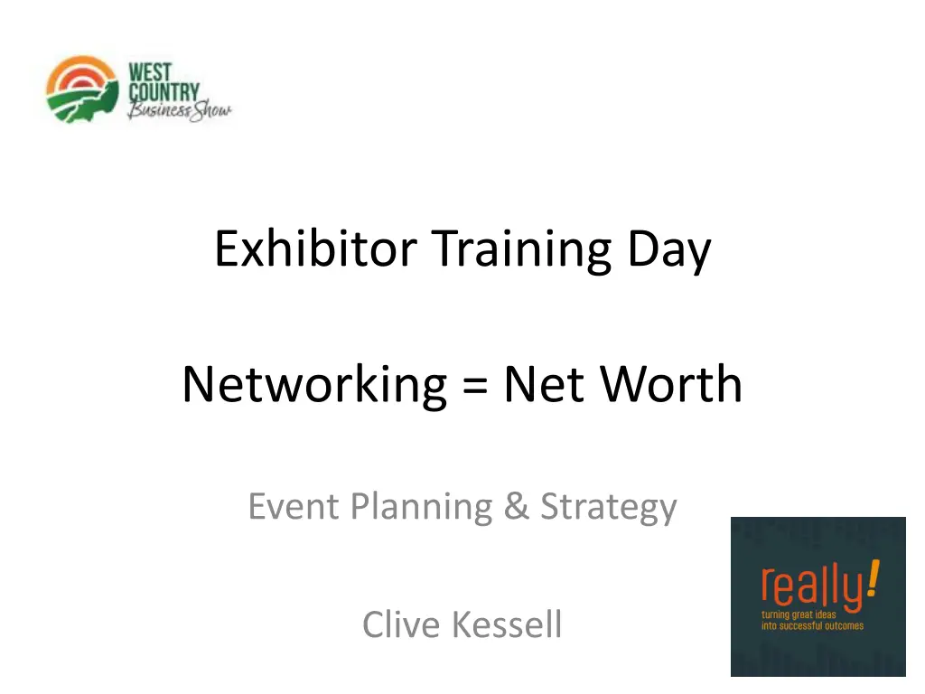 exhibitor training day