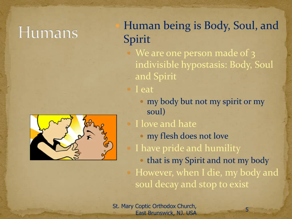 human being is body soul and spirit