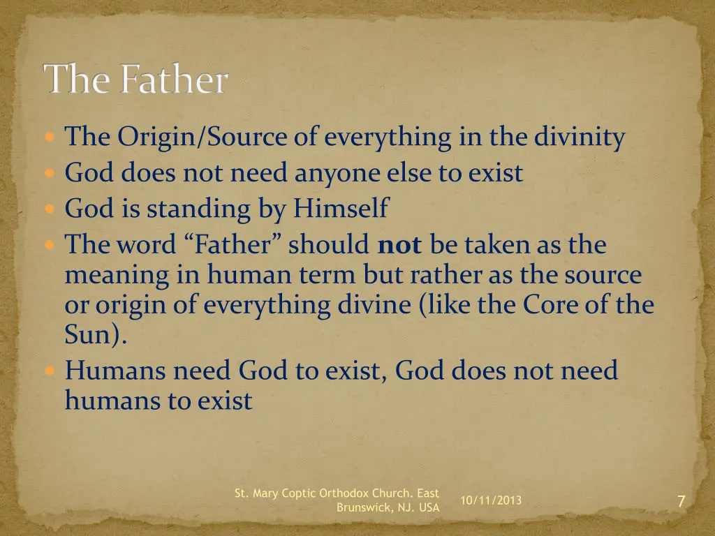the father
