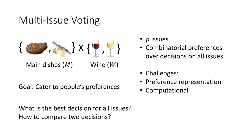 multi issue voting