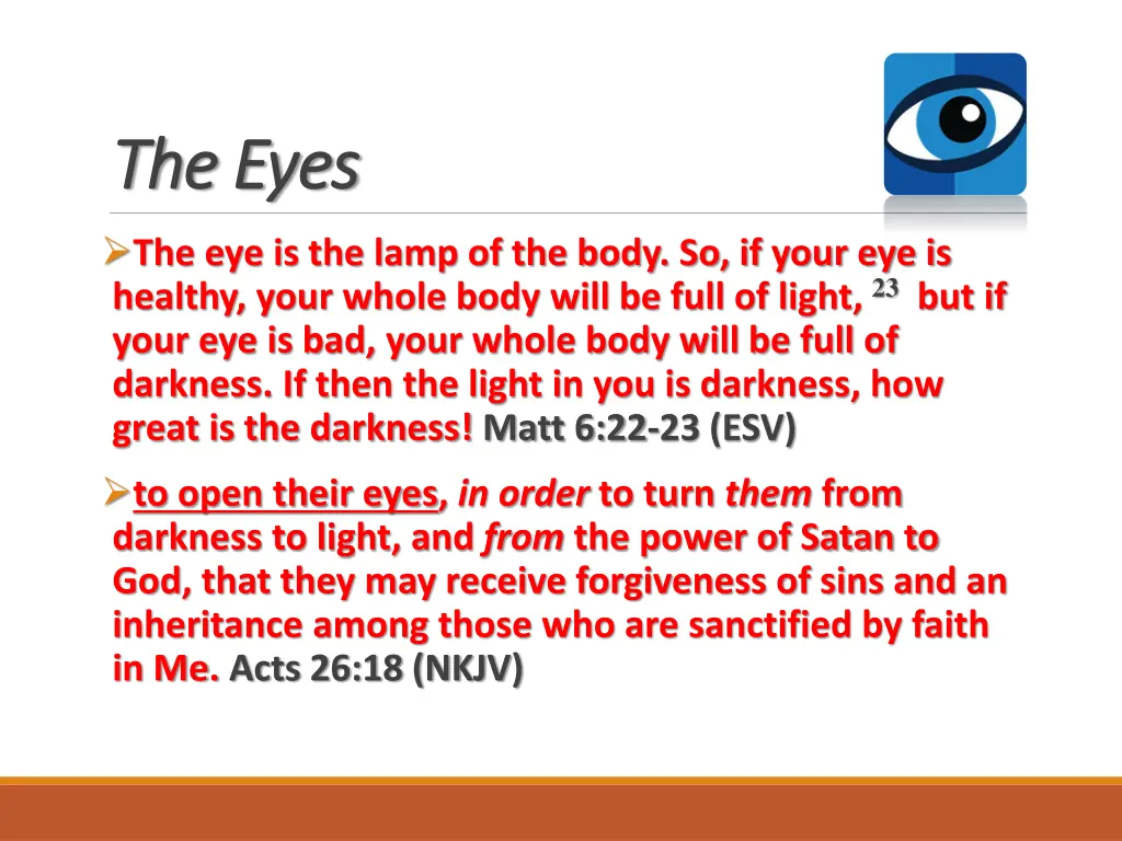 the eyes the eyes