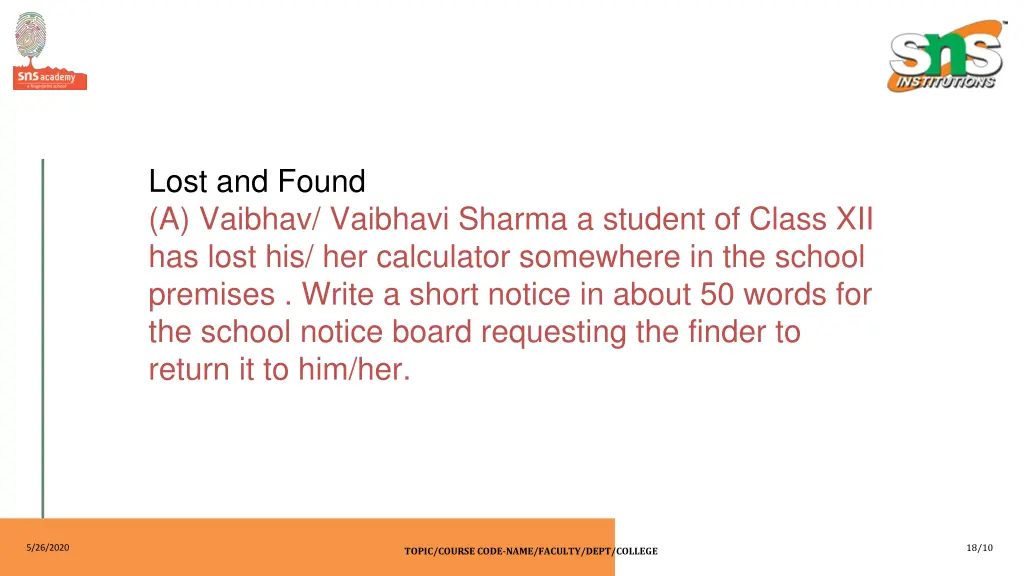 lost and found a vaibhav vaibhavi sharma