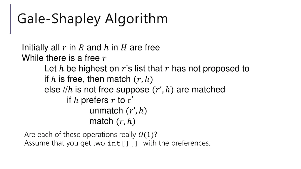 gale shapley algorithm 2