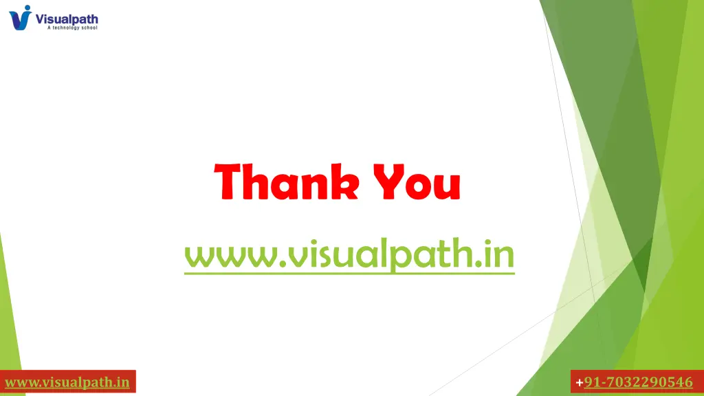 thank you www visualpath in