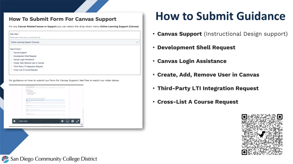 how to submit guidance