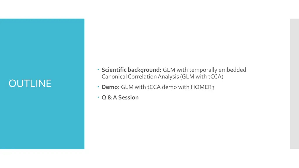 scientific background glm with temporally