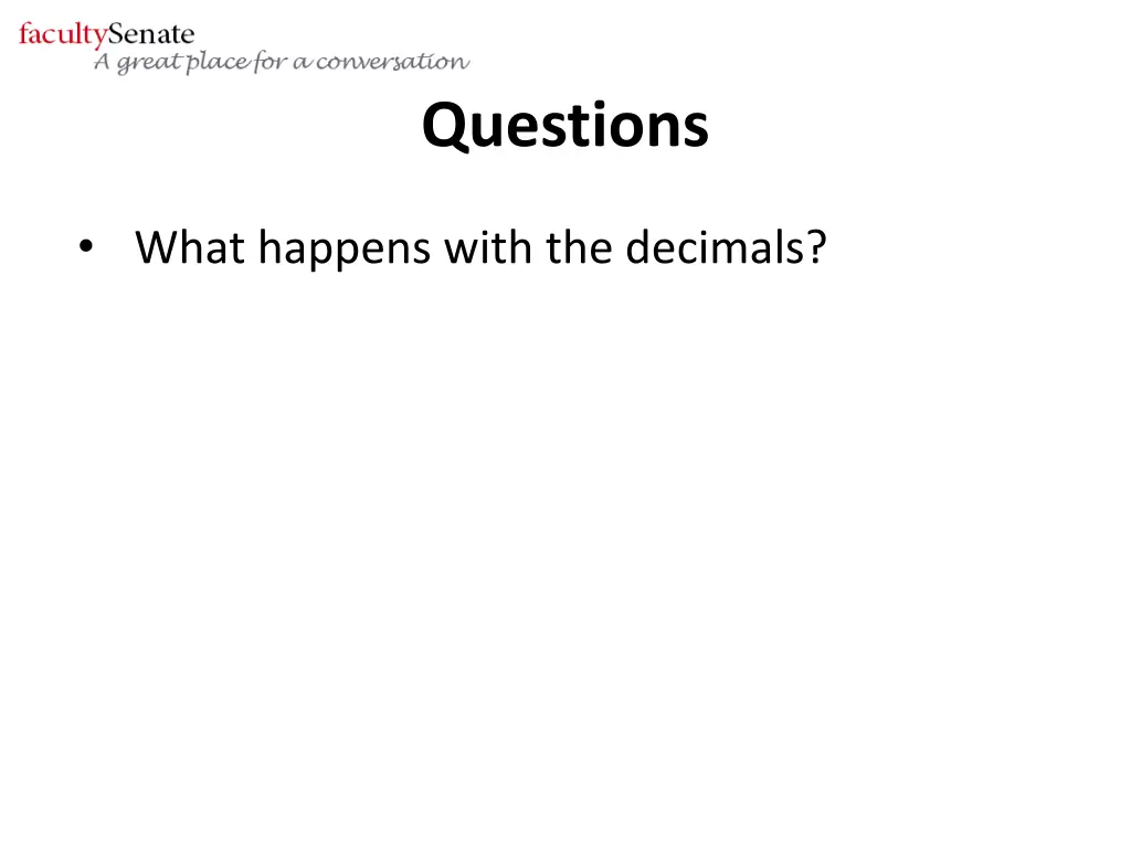 questions