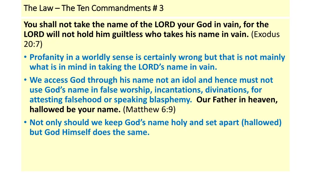 the law the law the ten commandments 1