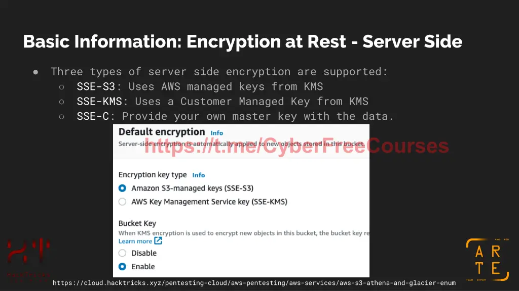 basic information encryption at rest server side