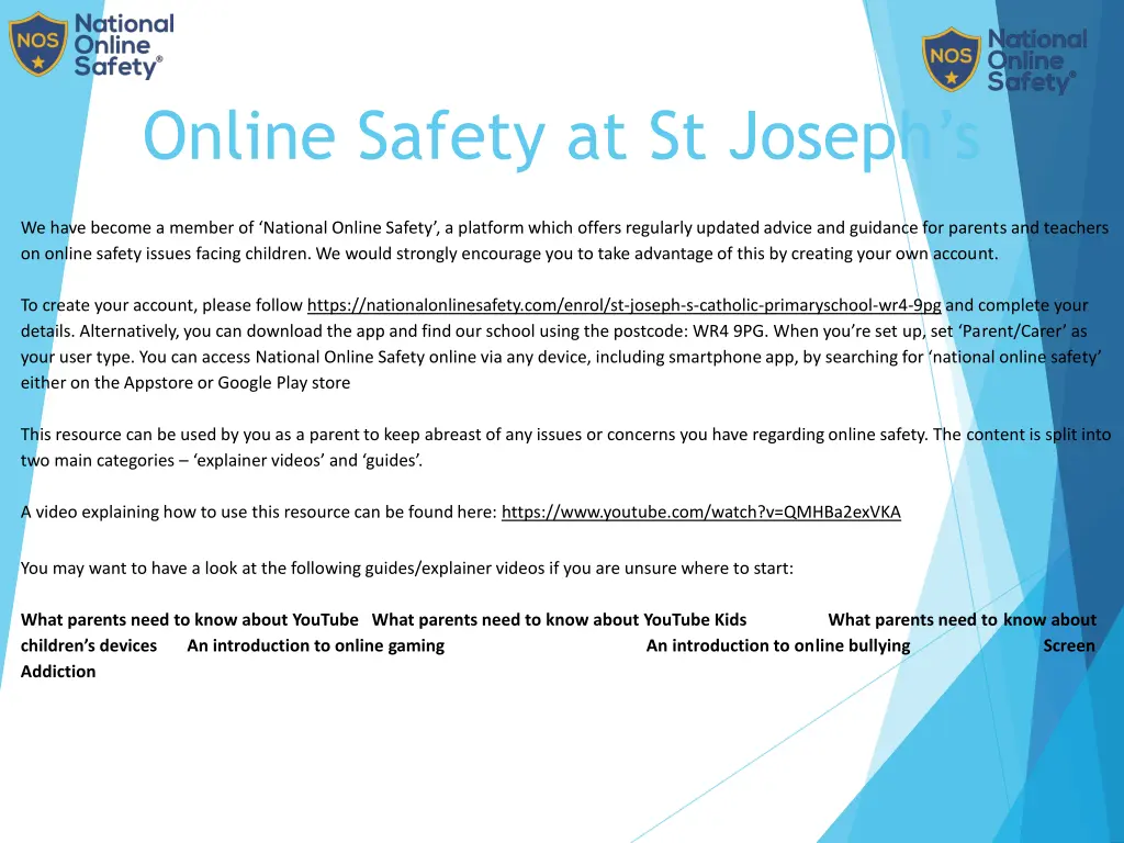 online safety at st joseph s 2