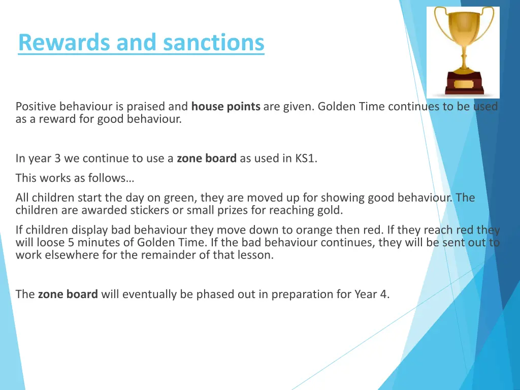 rewards and sanctions