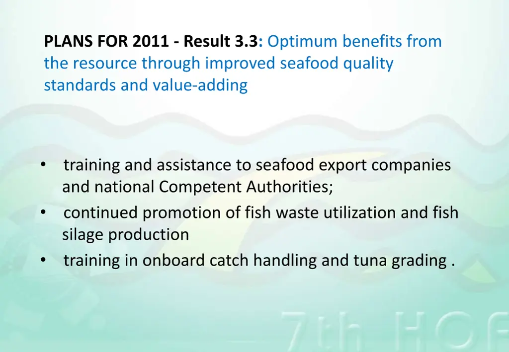 plans for 2011 result 3 3 optimum benefits from