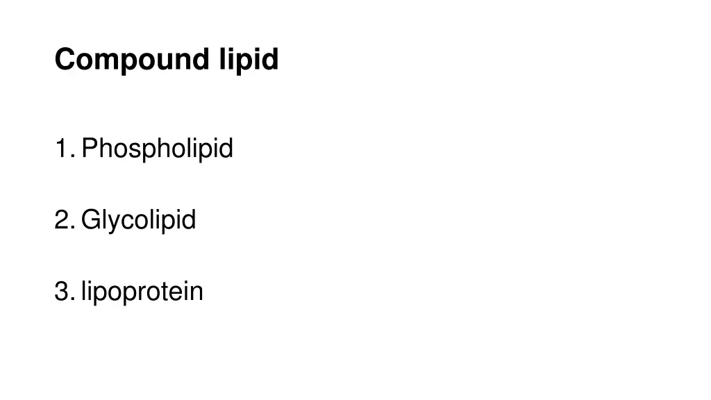 compound lipid
