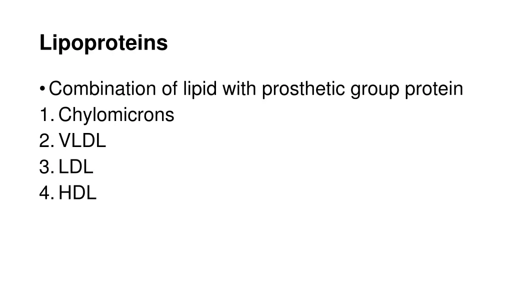 lipoproteins