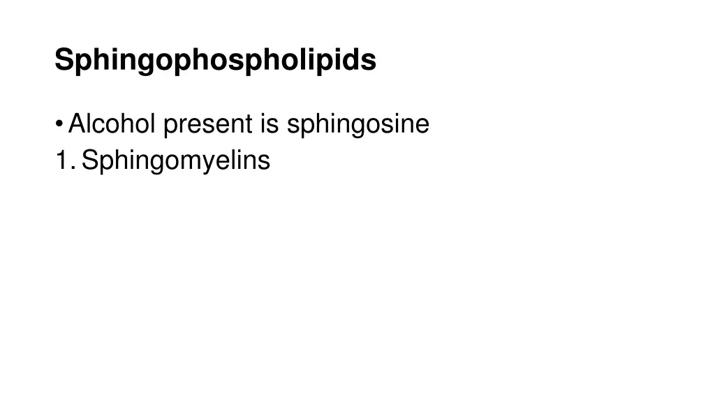 sphingophospholipids
