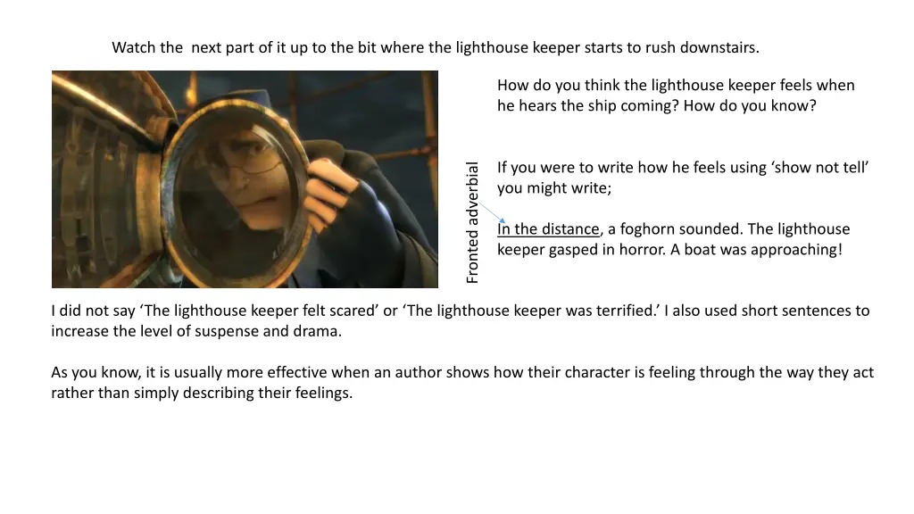 watch the next part of it up to the bit where