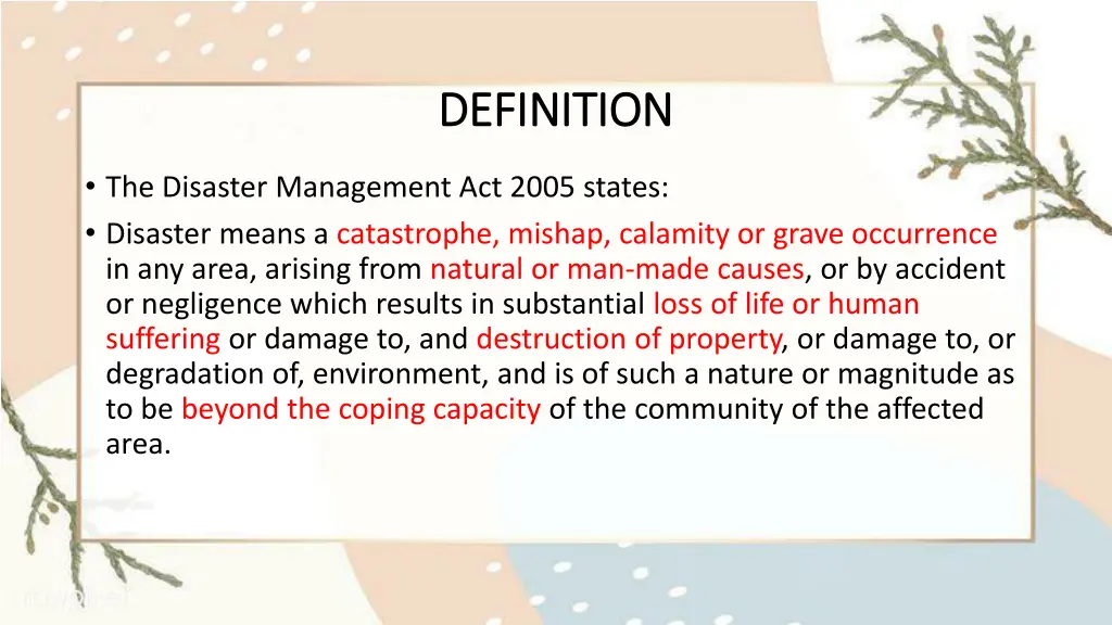 definition definition