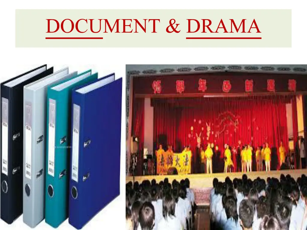 document drama