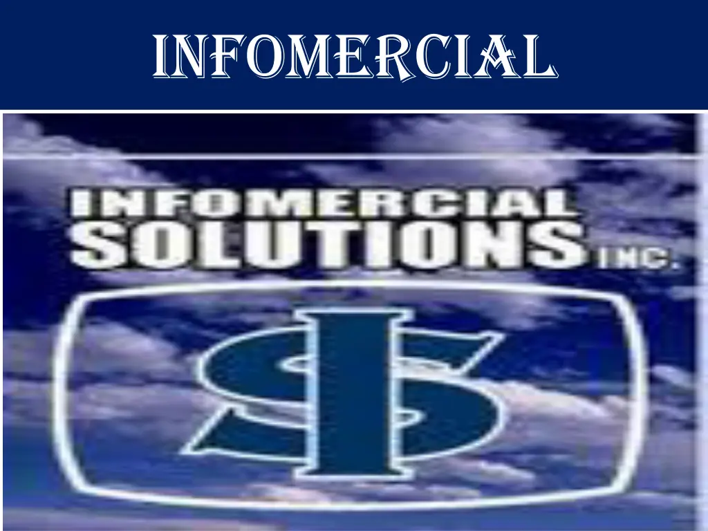 infomercial