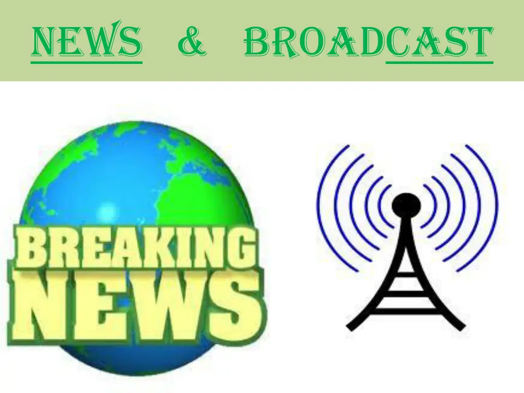 news broadcast