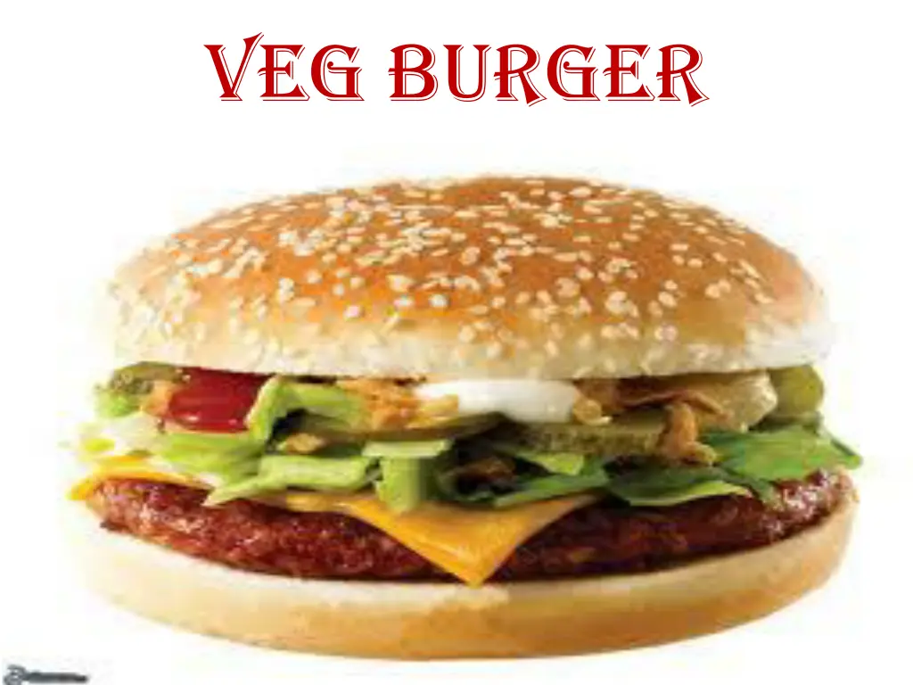 veg burger