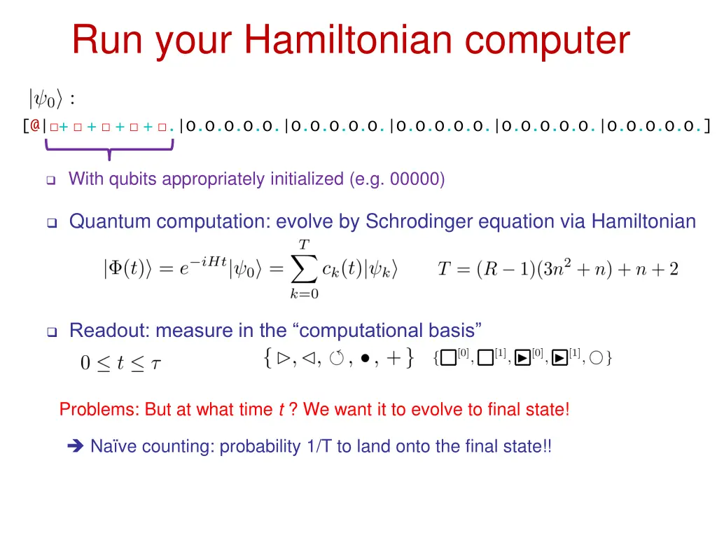 run your hamiltonian computer
