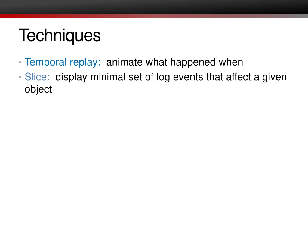 techniques