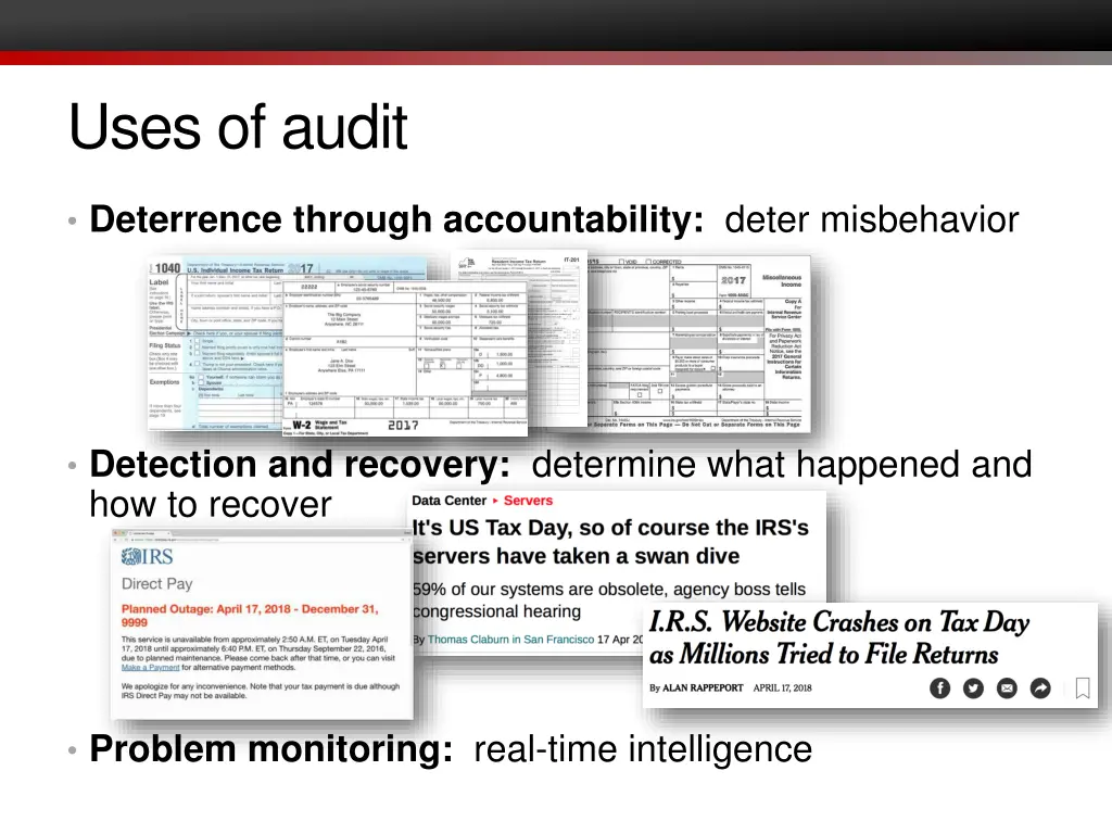 uses of audit
