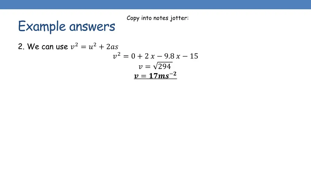 copy into notes jotter 8