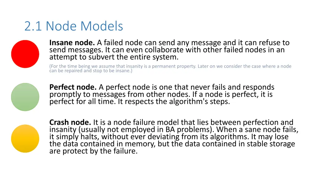 2 1 node models