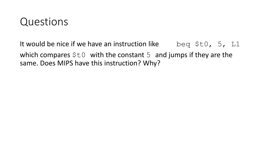 questions 5