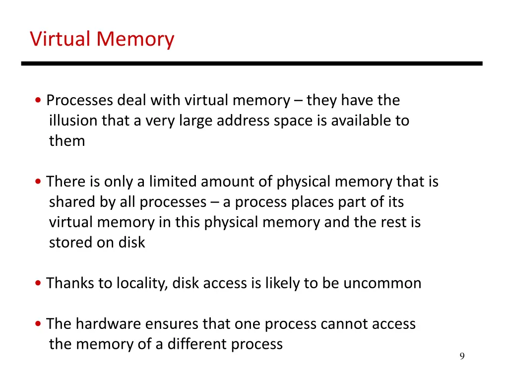 virtual memory