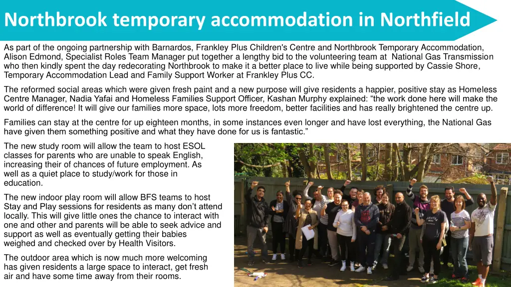 northbrook temporary accommodation in northfield