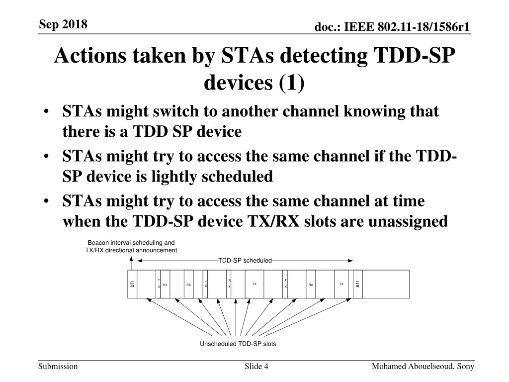 sep 2018 actions taken by stas detecting
