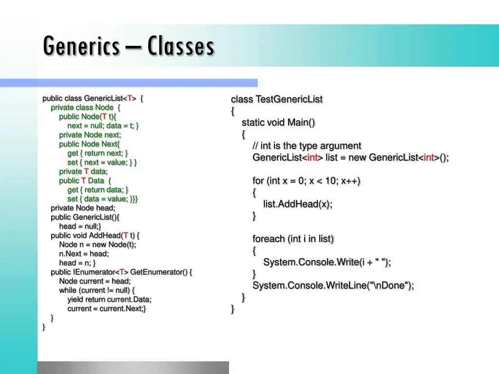 generics classes