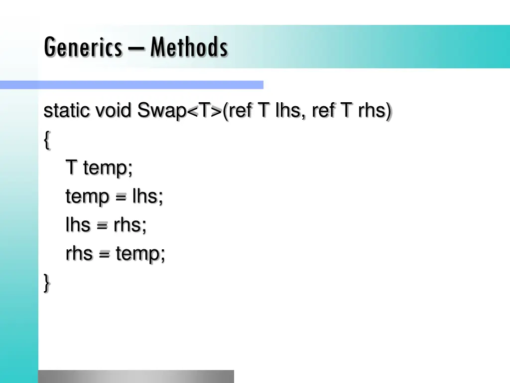 generics methods