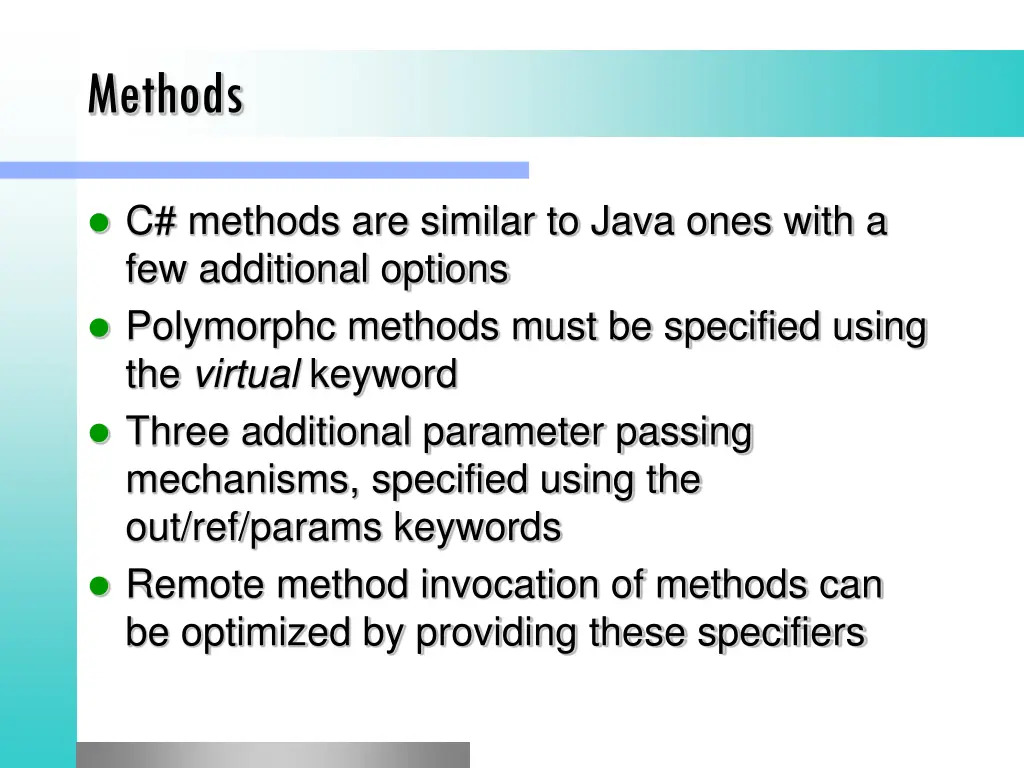 methods