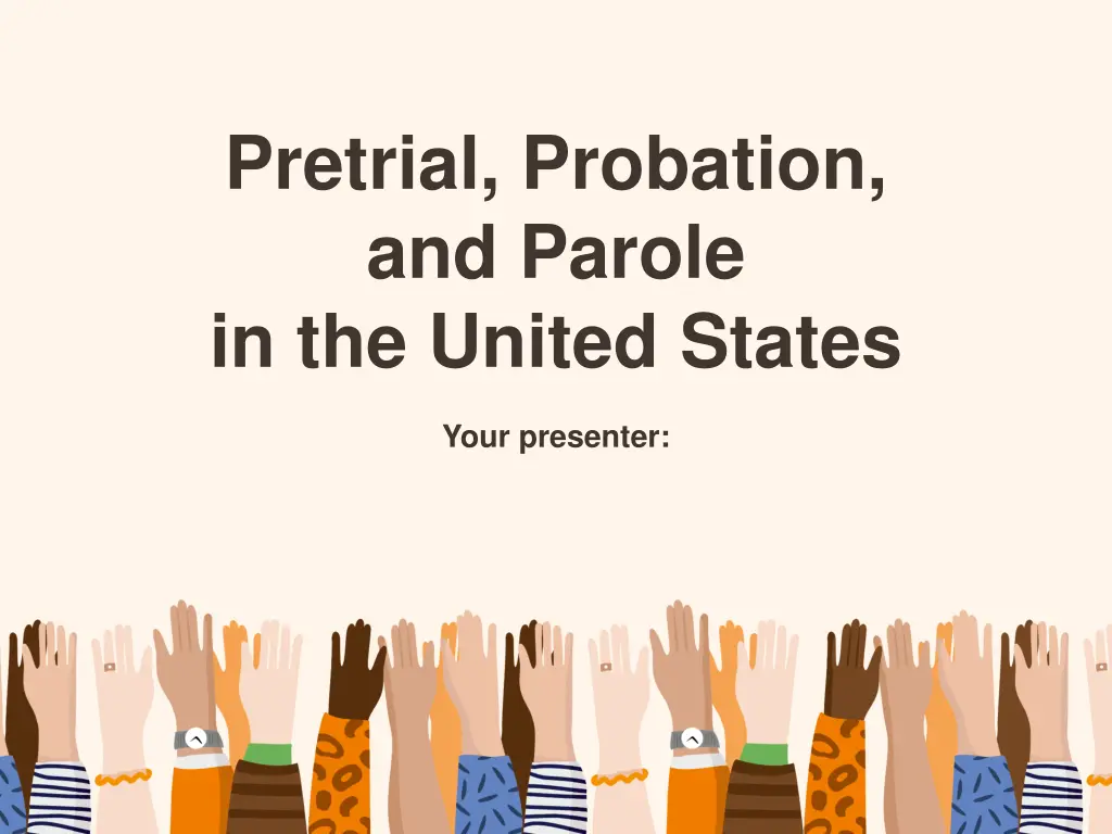 pretrial probation and parole in the united states
