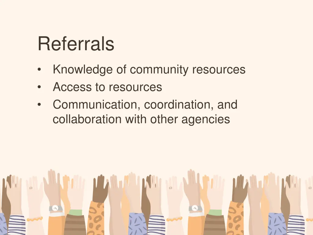 referrals