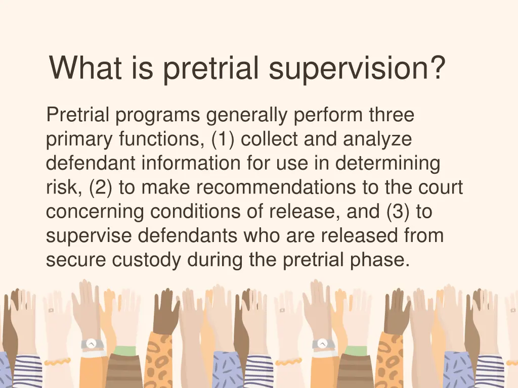 what is pretrial supervision