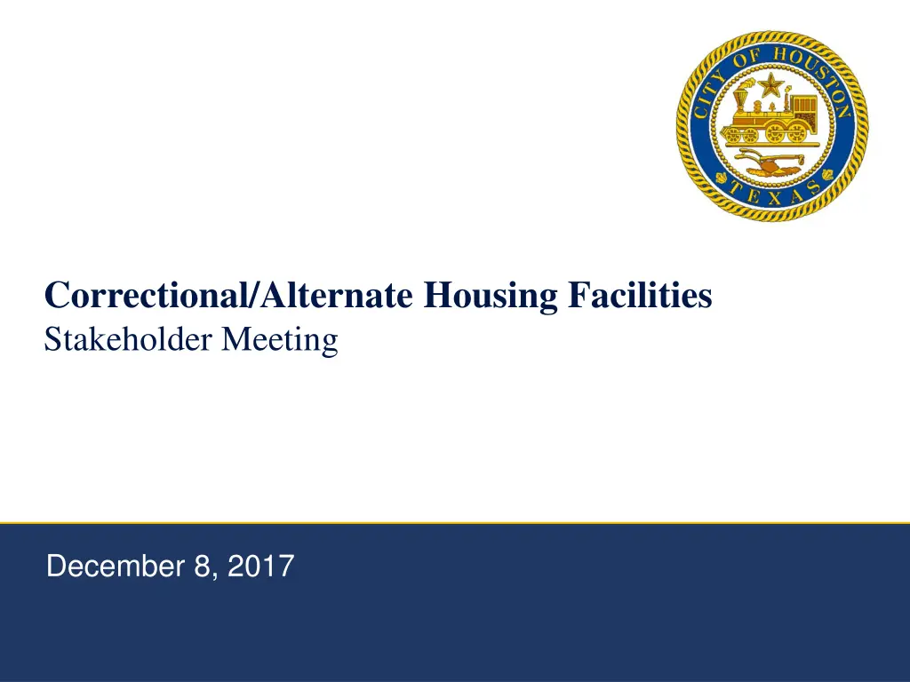 correctional alternate housing facilities