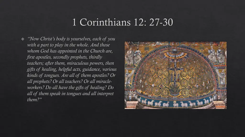 1 corinthians 12 27 30