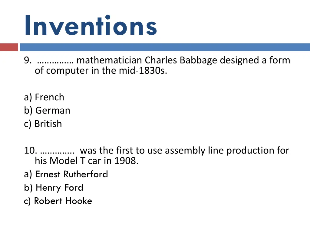 inventions 4