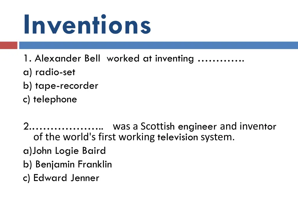 inventions