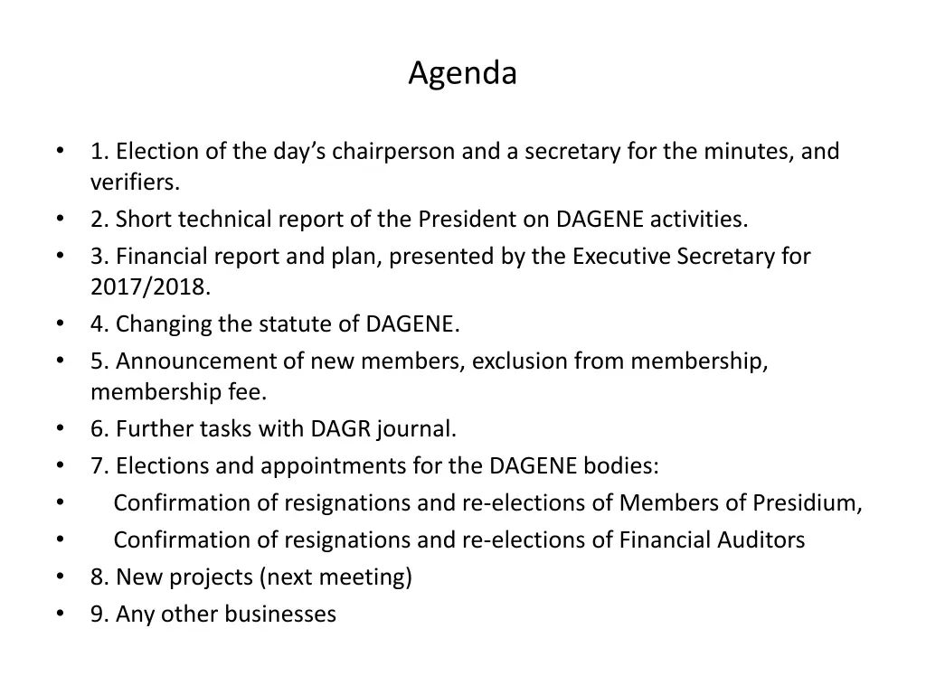 agenda 10