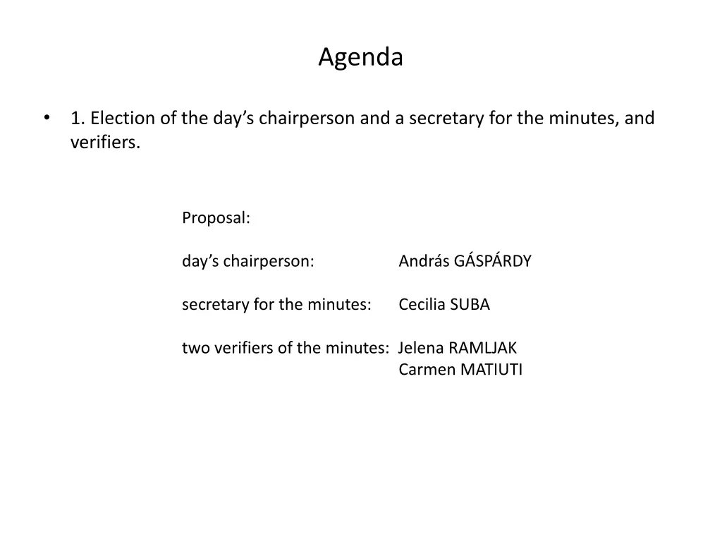 agenda 2